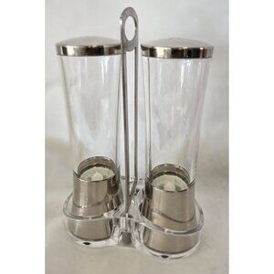 Pampered Chef Acrylic Salt And Pepper Grinders Brand New No Box Kitchen Cooking